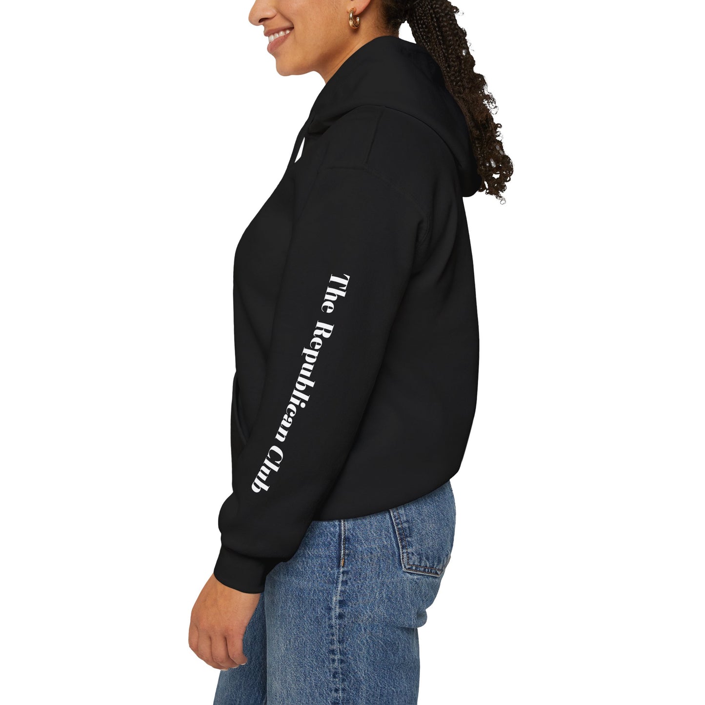 The Republican Club - Unisex Hooded Sweatshirt - Republican Presidents Gathering with their favorite beverages.