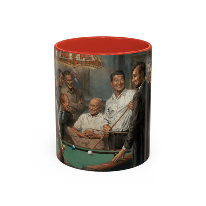 Callin the Blue Coffee Mug - Elegant Accent Coffee Mug 11oz & 15oz with Presidential Gathering Design