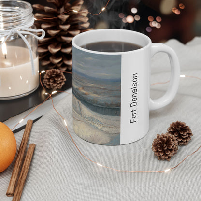 Fort Donelson - Ceramic Mug with Civil War Design.