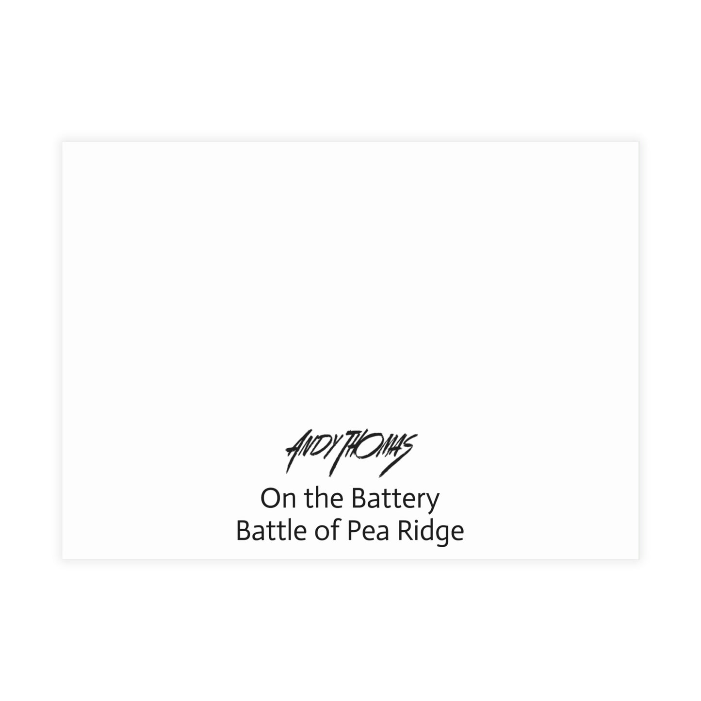 Note Cards: On the Battery - Envelopes Included