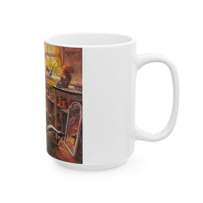 All my Animal Friends | Ceramic Mug — Vintage Country Life Coffee Cup (11oz/15oz)
