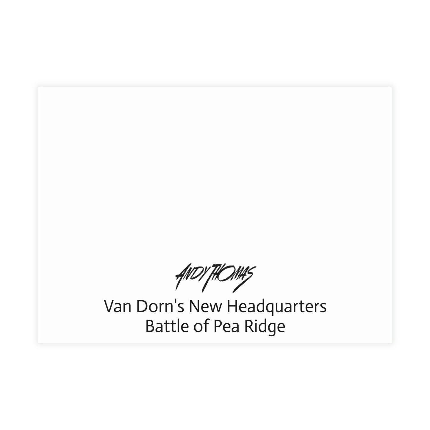 Note Cards: Van Dorn's new Headquarters - Envelopes Included