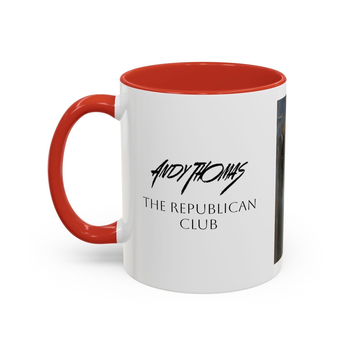 The Repub Club Coffee Mug - Elegant Accent Coffee Mug 11oz & 15oz - Presidential Gathering Design feat. Trump - Andy Thomas Designs