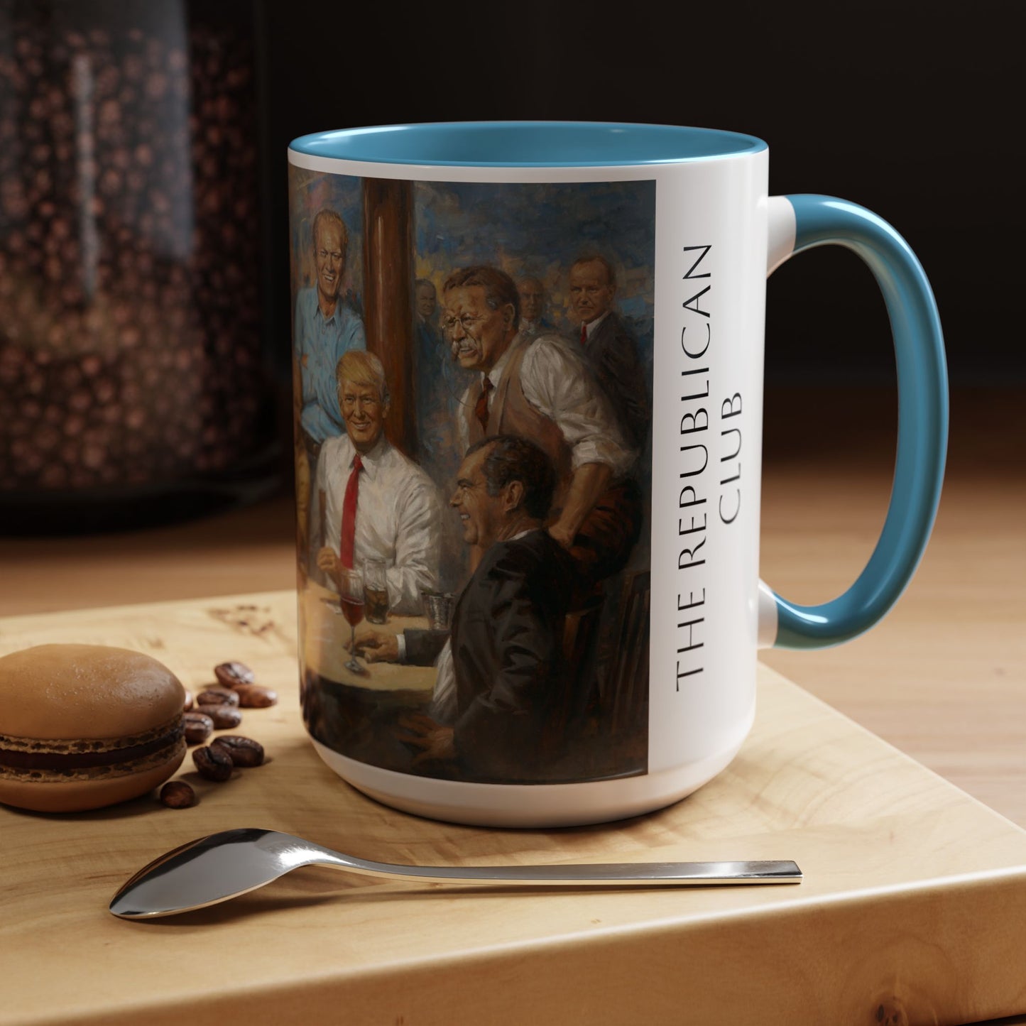 The Republican Club Coffee Mug -  Elegant Accent Coffee Mug 11oz & 15oz - Presidential Gathering Design feat. Trump