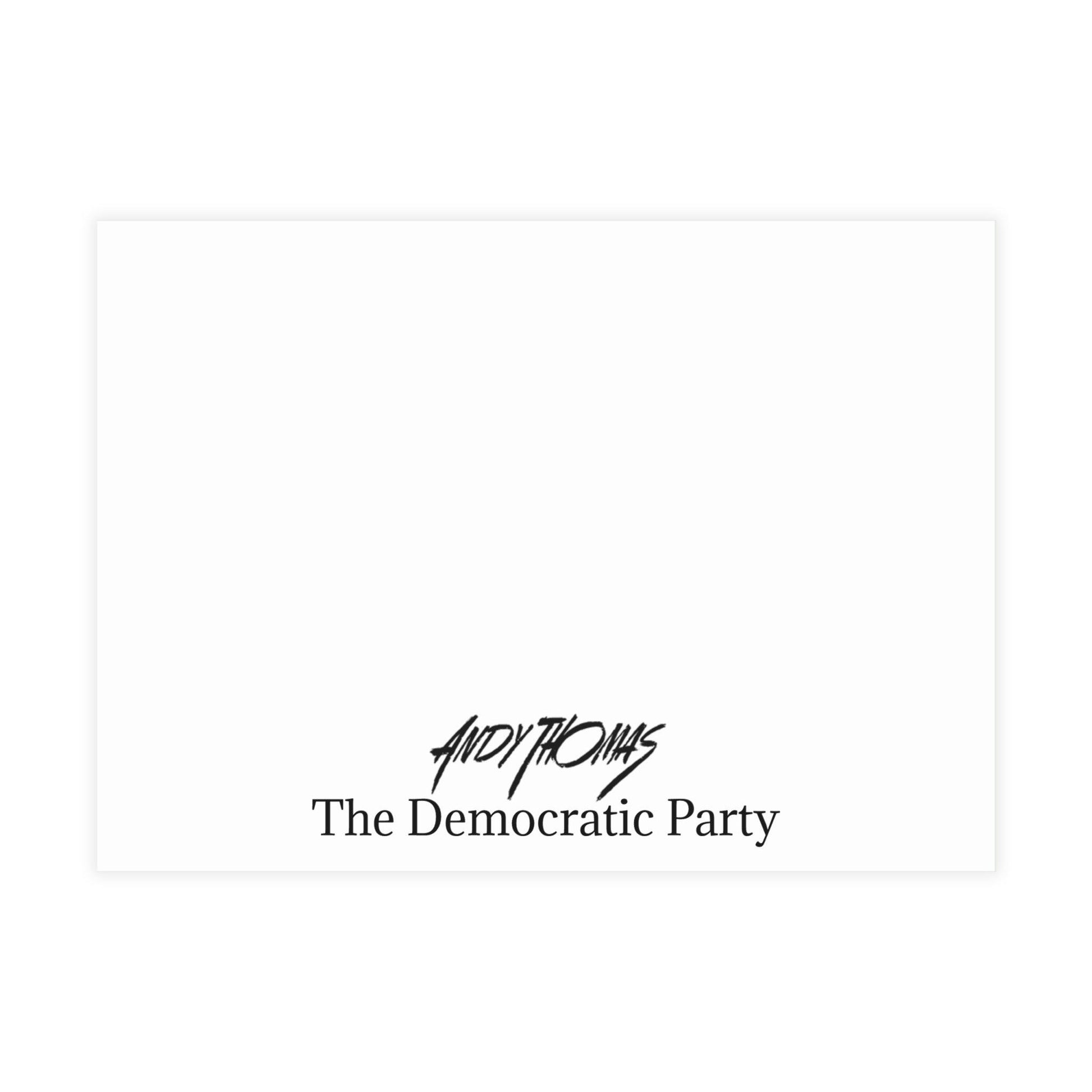 Postcards: The Dem. Party | US Presidents Whitehouse Postcard Bundle - Envelopes Included - Andy Thomas Designs