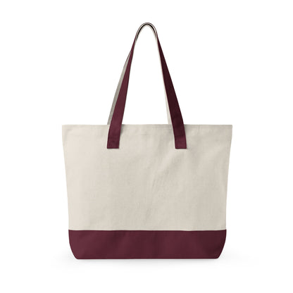 Russian Ballet - Canvas Tote Bag with Ballet Dancers Print — Zippered Beach & Dance Studio Tote