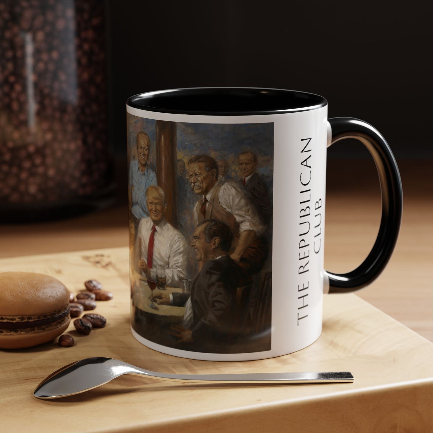 The Republican Club Coffee Mug -  Elegant Accent Coffee Mug 11oz & 15oz - Presidential Gathering Design feat. Trump