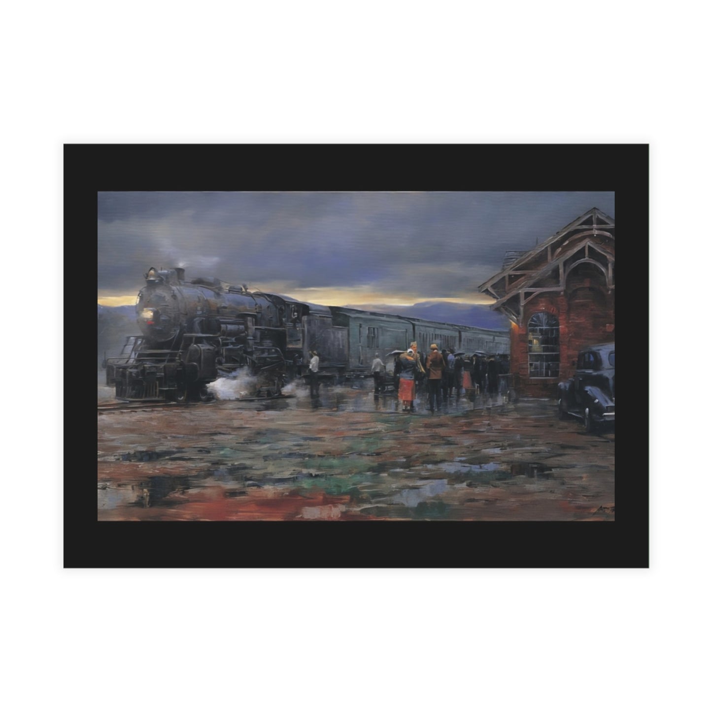 Note Cards: Train Station - Envelopes Included