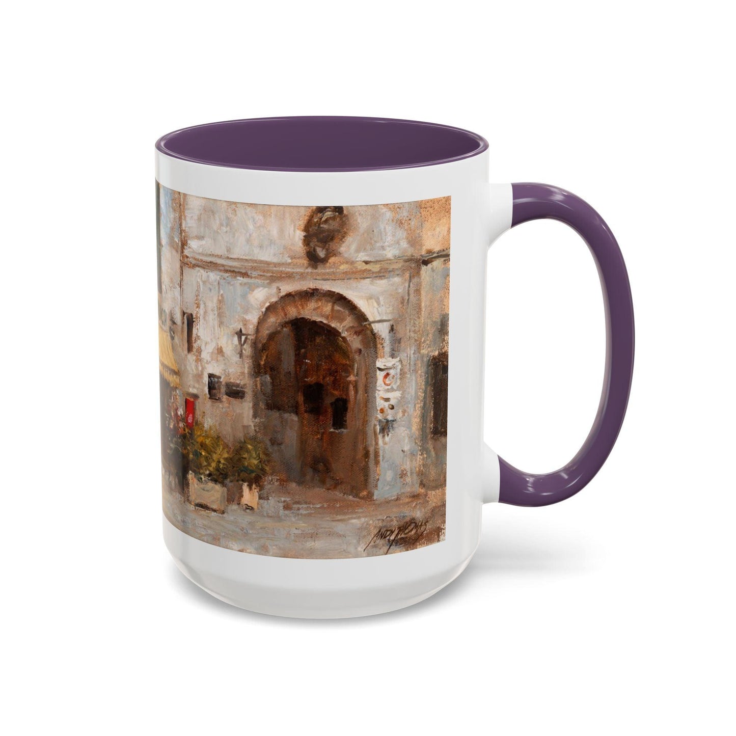 Scansano Tabacchi - Elegant Event Themed Coffee Mug - 11oz & 15oz - Italian Landscapes - Andy Thomas Designs