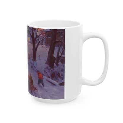 Winter Snow Ride | Ceramic Mug — Coffee Cup (11oz/15oz)