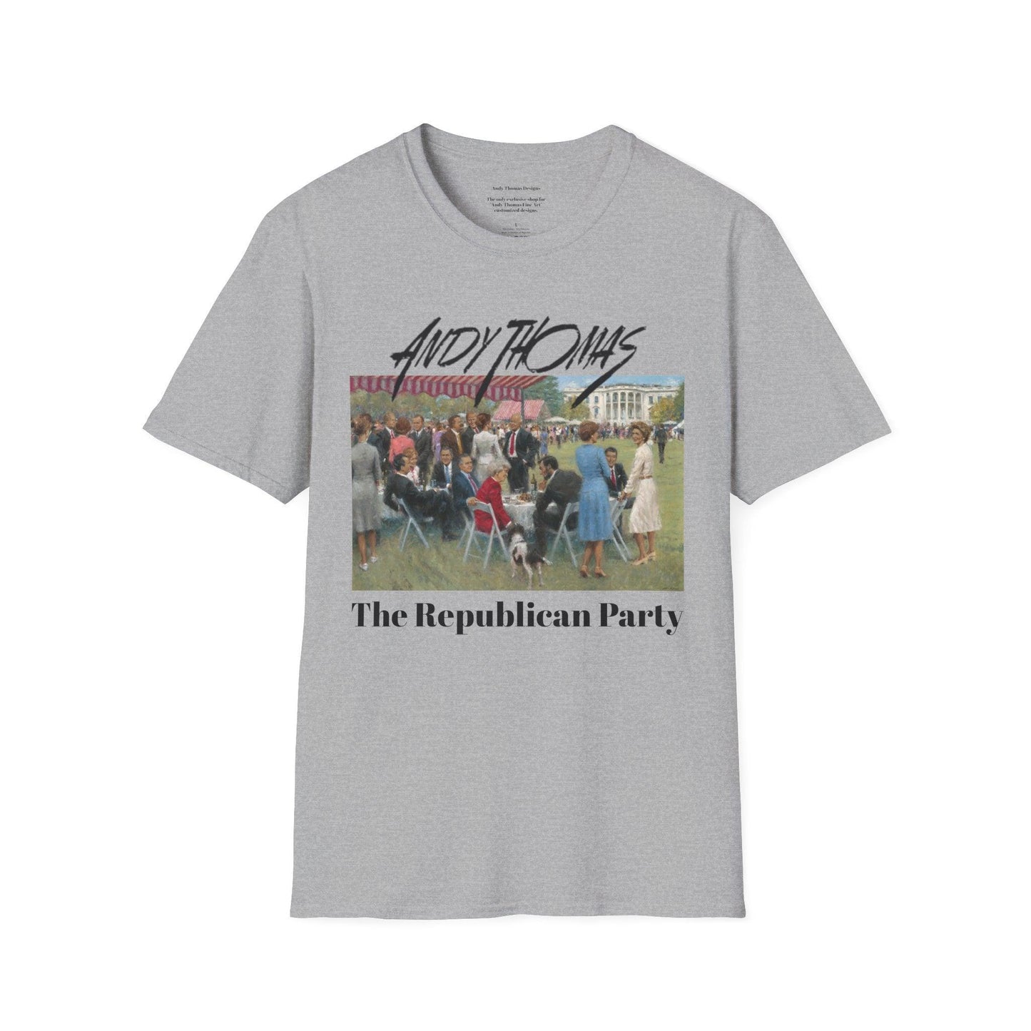 The Repub. Party T-Shirt - President Party at the Whitehouse. - Andy Thomas Designs