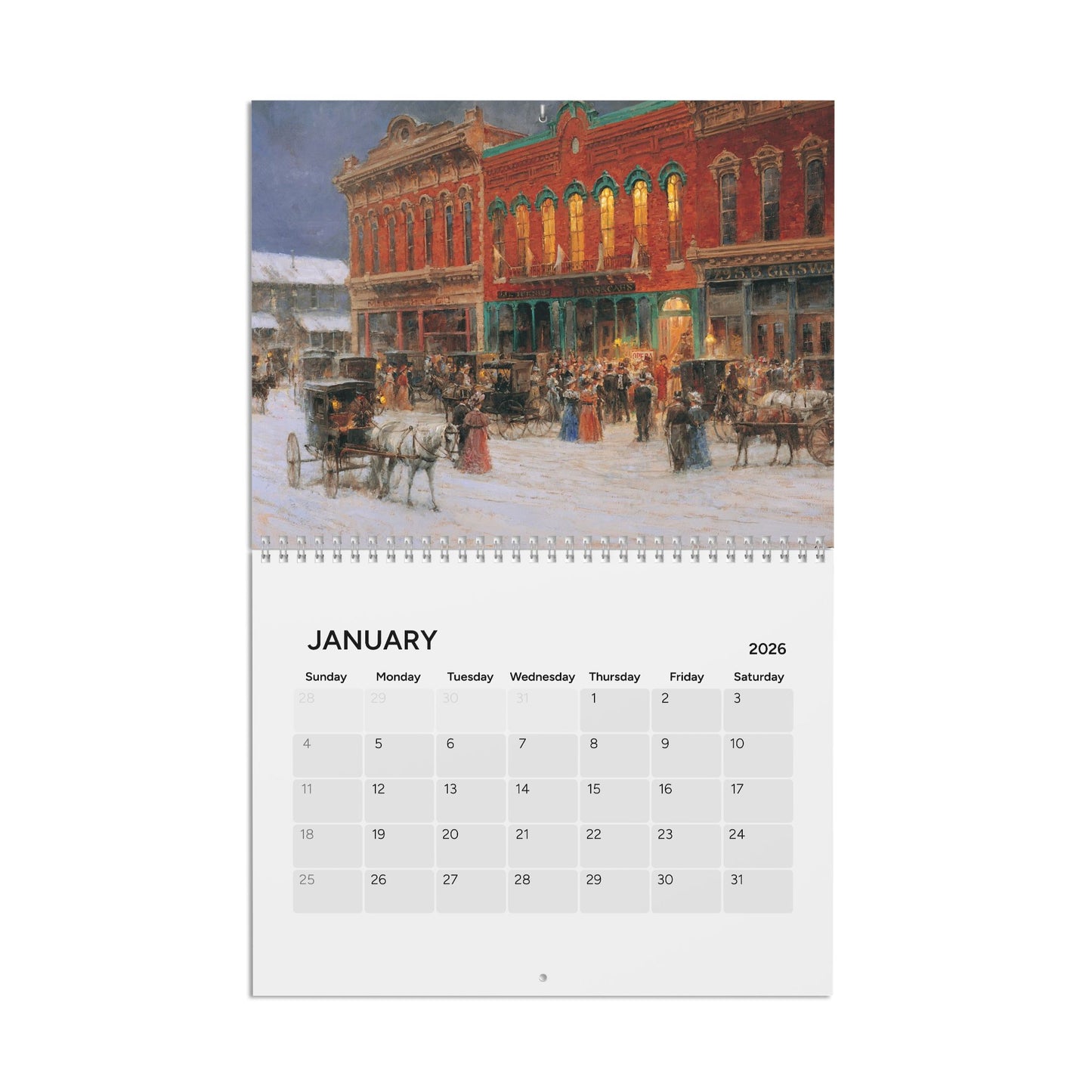 2026 Fine Art Wall Calendar - featuring never before released images - Monthly Planner with Elegant Artwork