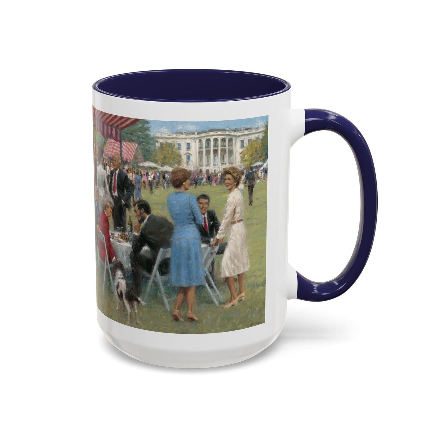 The Repub. Party Coffee Mug - Elegant Accent Coffee Mug 11oz & 15oz with Presidential Gathering Design - Andy Thomas Designs