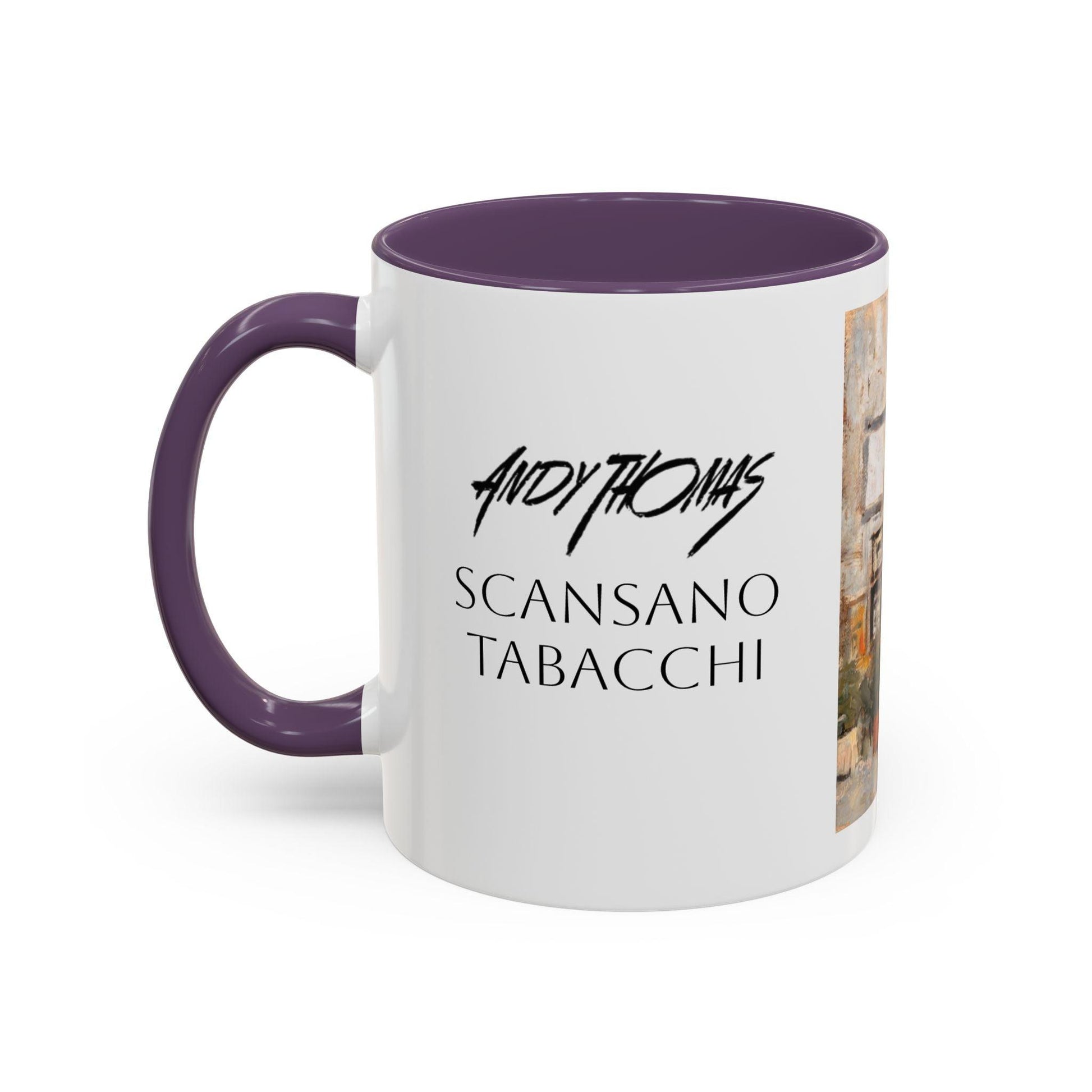 Scansano Tabacchi - Elegant Event Themed Coffee Mug - 11oz & 15oz - Italian Landscapes - Andy Thomas Designs