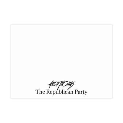 Postcards: The Rep. Party - US Republican President Postcard Bundle - Envelopes Included - Andy Thomas Designs