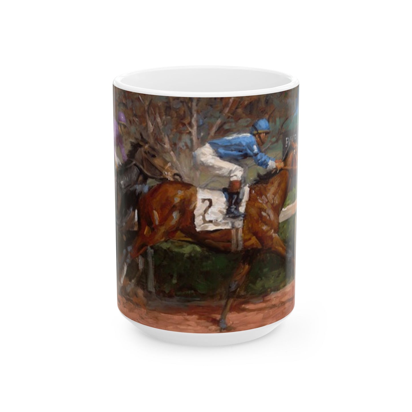 Horse Race 3 | Ceramic Mug — Coffee Cup (11oz/15oz)