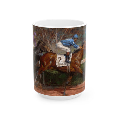 Horse Race 3 | Ceramic Mug — Coffee Cup (11oz/15oz)