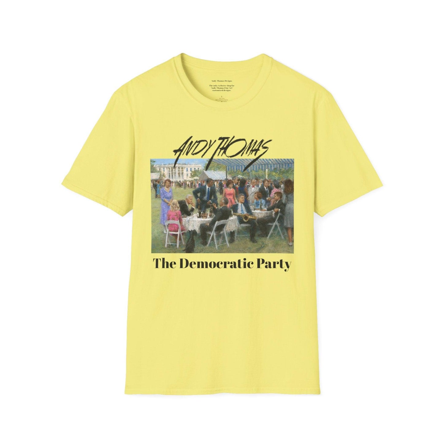 The Dem. Party T-Shirt - President Party at the Whitehouse with Past Presidents. - Andy Thomas Designs