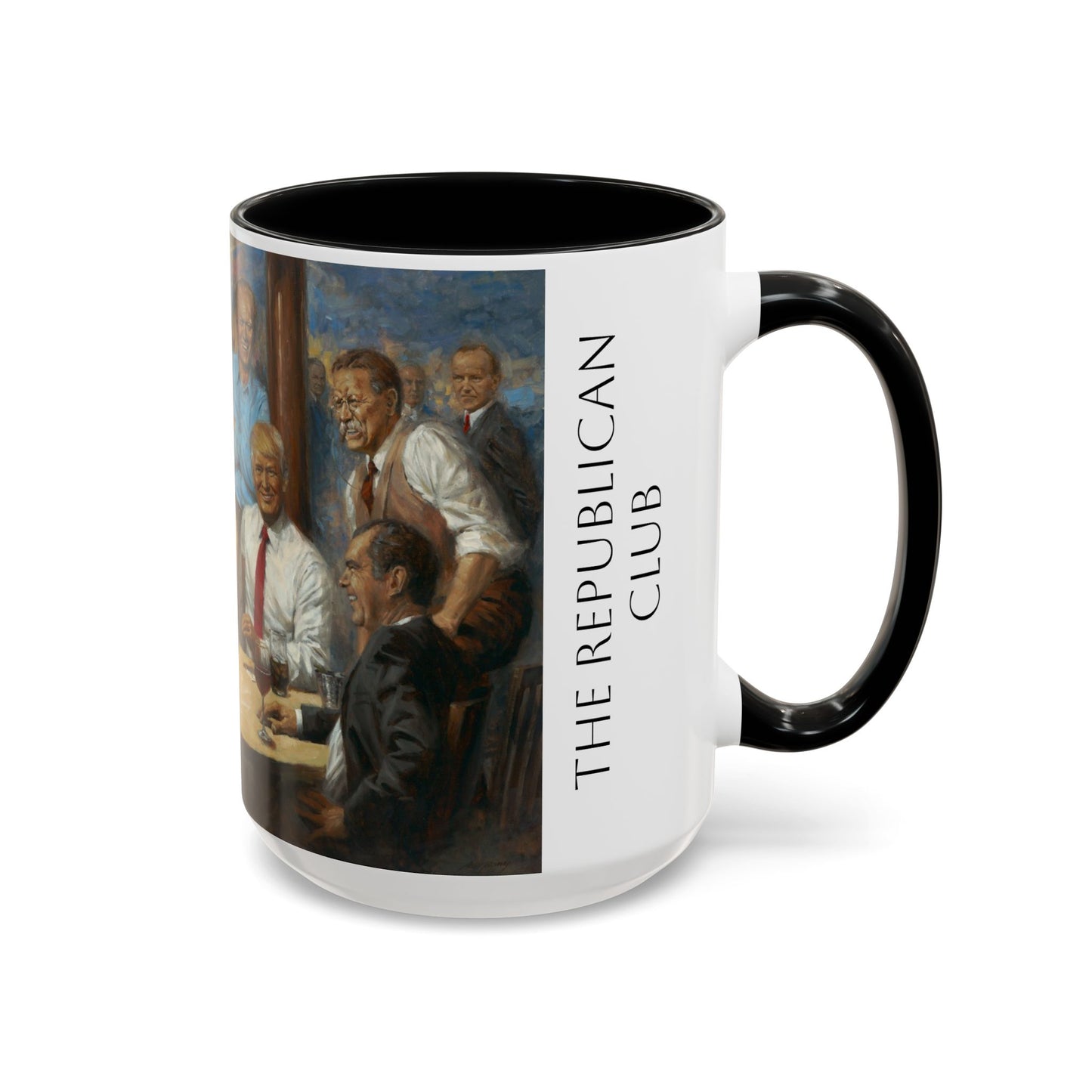 The Republican Club Coffee Mug -  Elegant Accent Coffee Mug 11oz & 15oz - Presidential Gathering Design feat. Trump