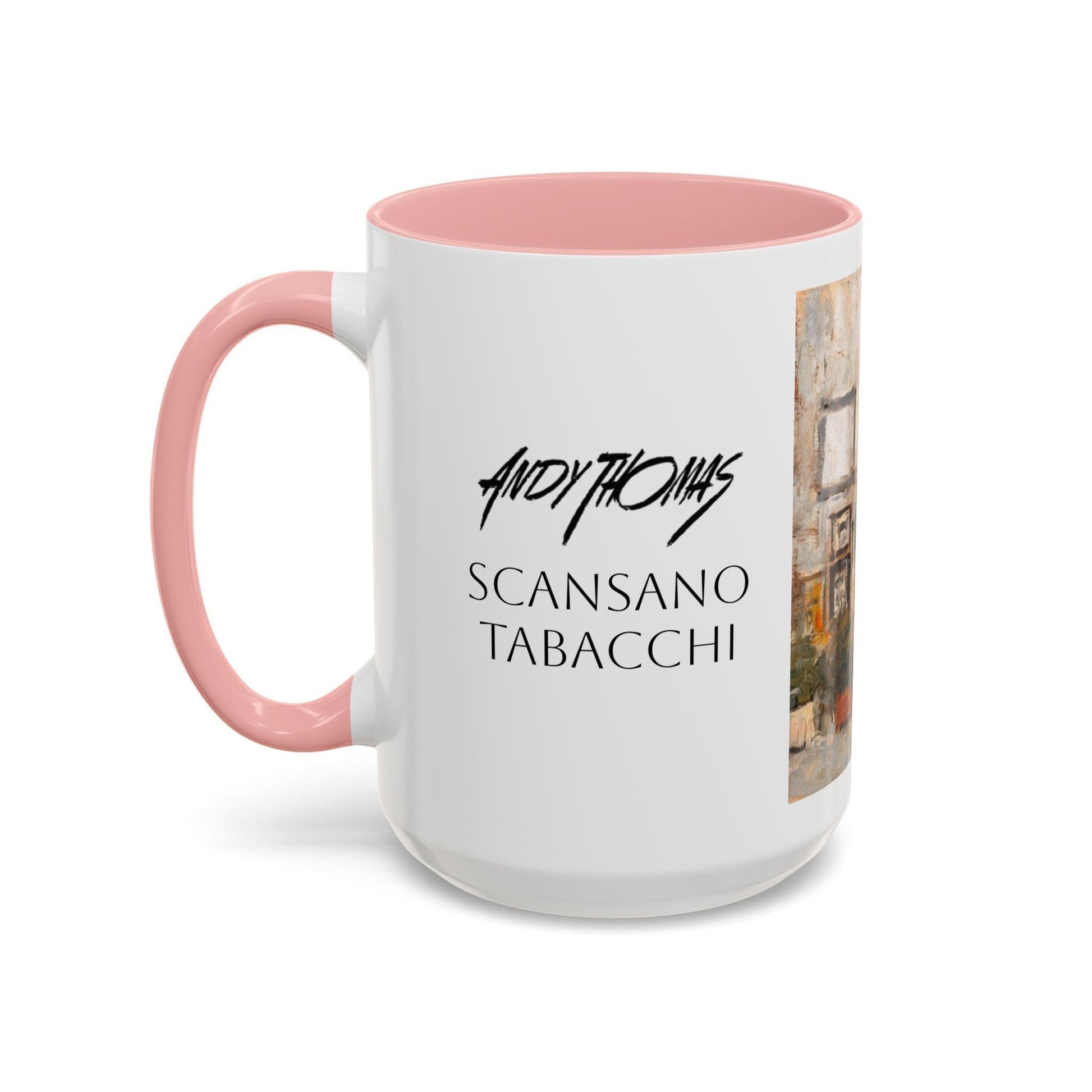 Scansano Tabacchi - Elegant Event Themed Coffee Mug - 11oz & 15oz - Italian Landscapes - Andy Thomas Designs