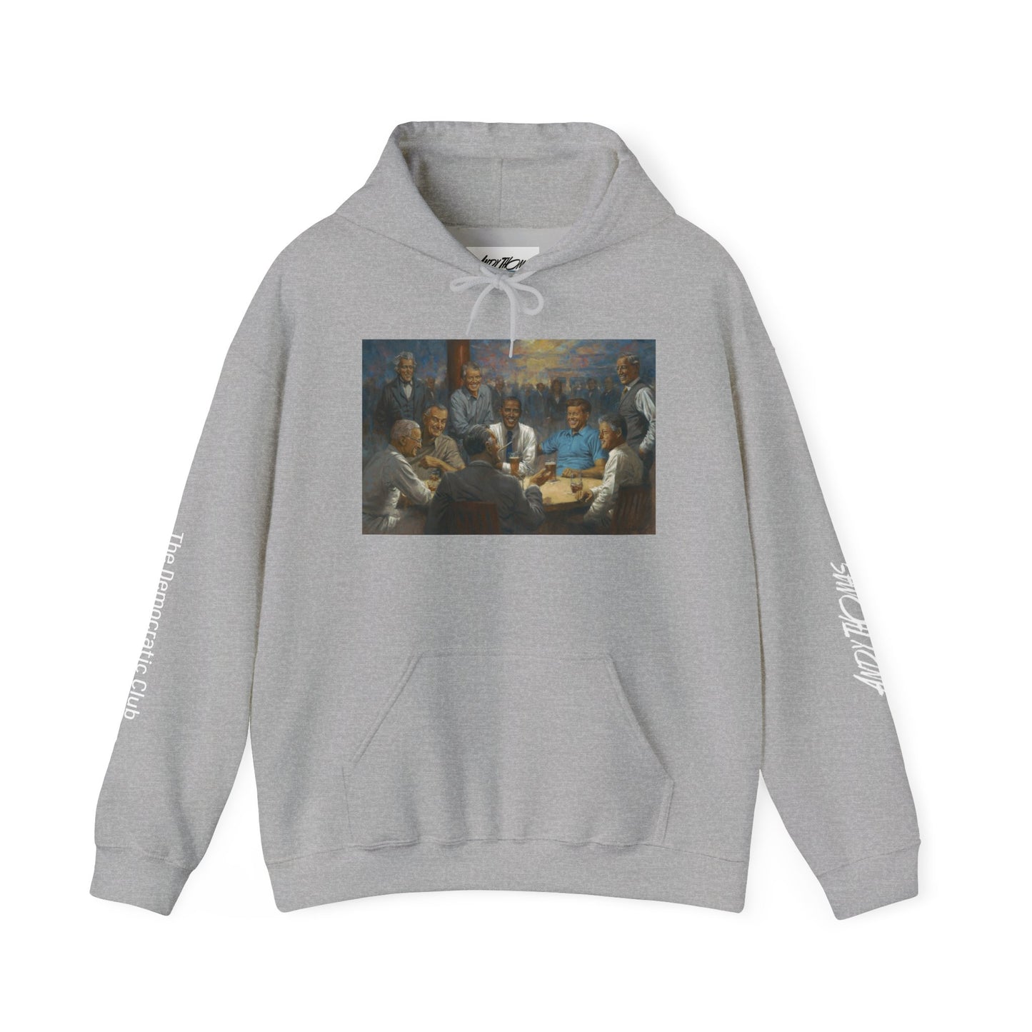 The Democratic Club Hoodie — Presidential Group Portrait Pullover