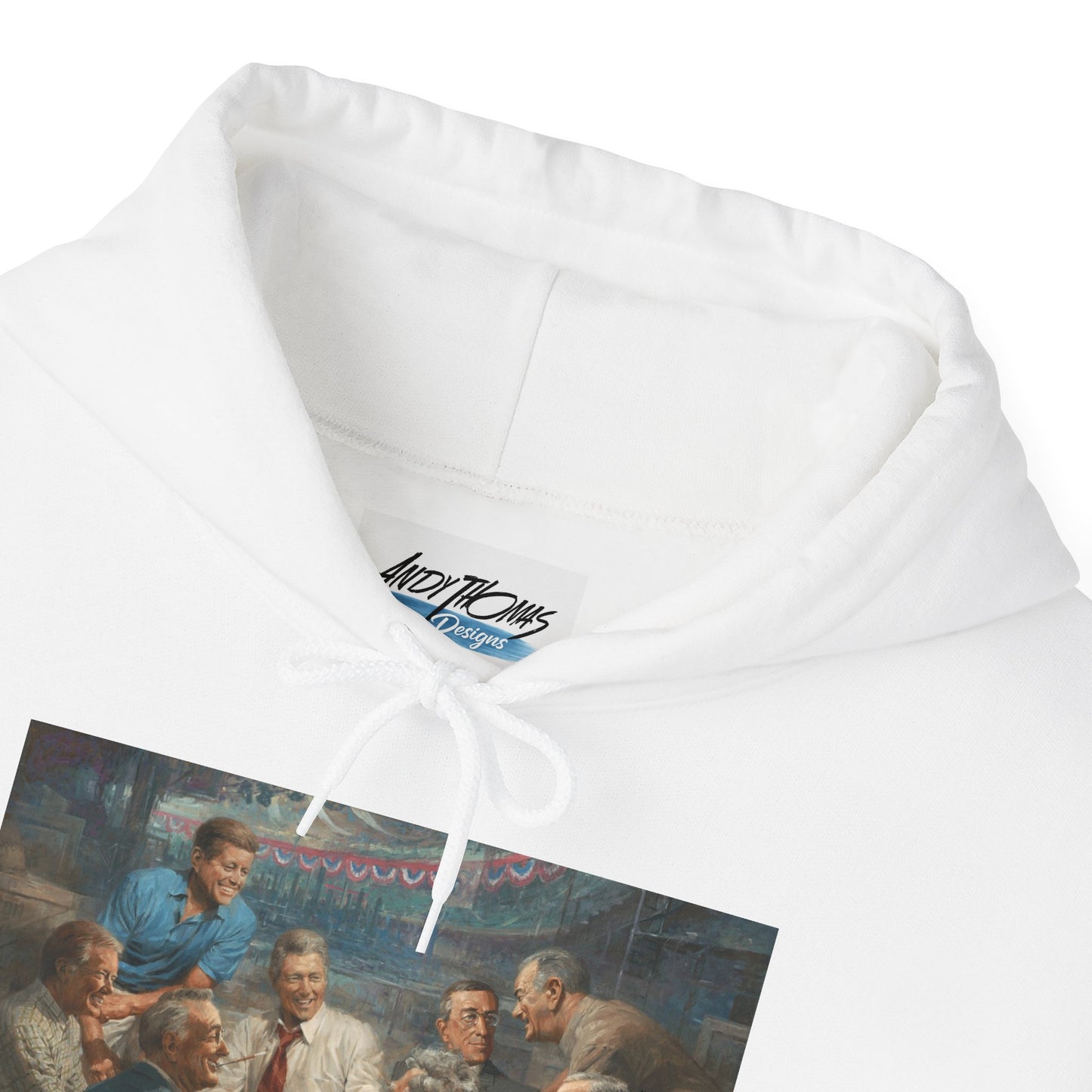 True Blues — Presidents Playing Poker Portrait Pullover