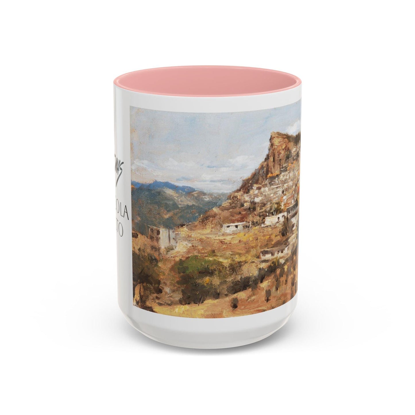 San Nicola dell'Alto - Elegant Accented Coffee Mug - 11oz & 15oz - Italian Landscapes - Andy Thomas Designs