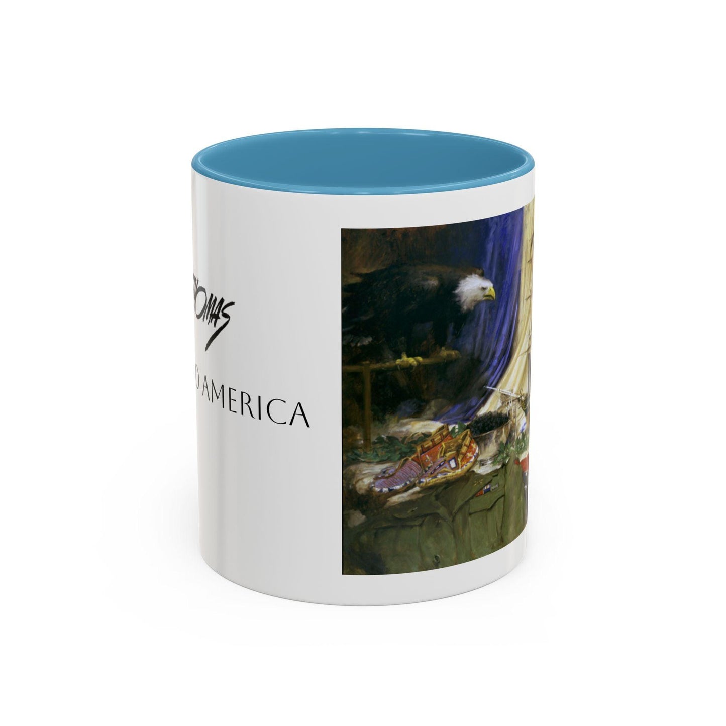 Tribute to America Coffee Mug - 11oz & 15oz - Veterans & Service members | Patriotic Artwork - Andy Thomas Designs