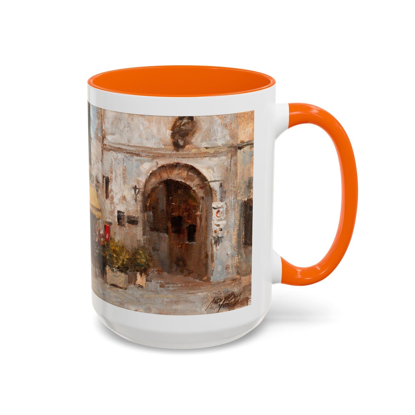 Scansano Tabacchi - Elegant Event Themed Coffee Mug - 11oz & 15oz - Italian Landscapes - Andy Thomas Designs