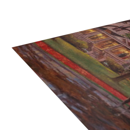 Note Cards: Evening on Grand Ave. | New Haven, CT Downtown - Envelopes Included