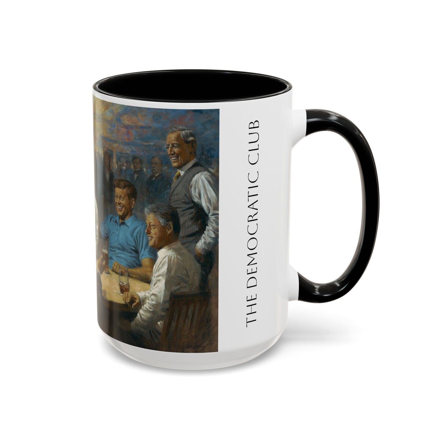The Democrat Club Coffee Mug - 11oz & 15oz - Past Democrat Presidents Social Club with Obama