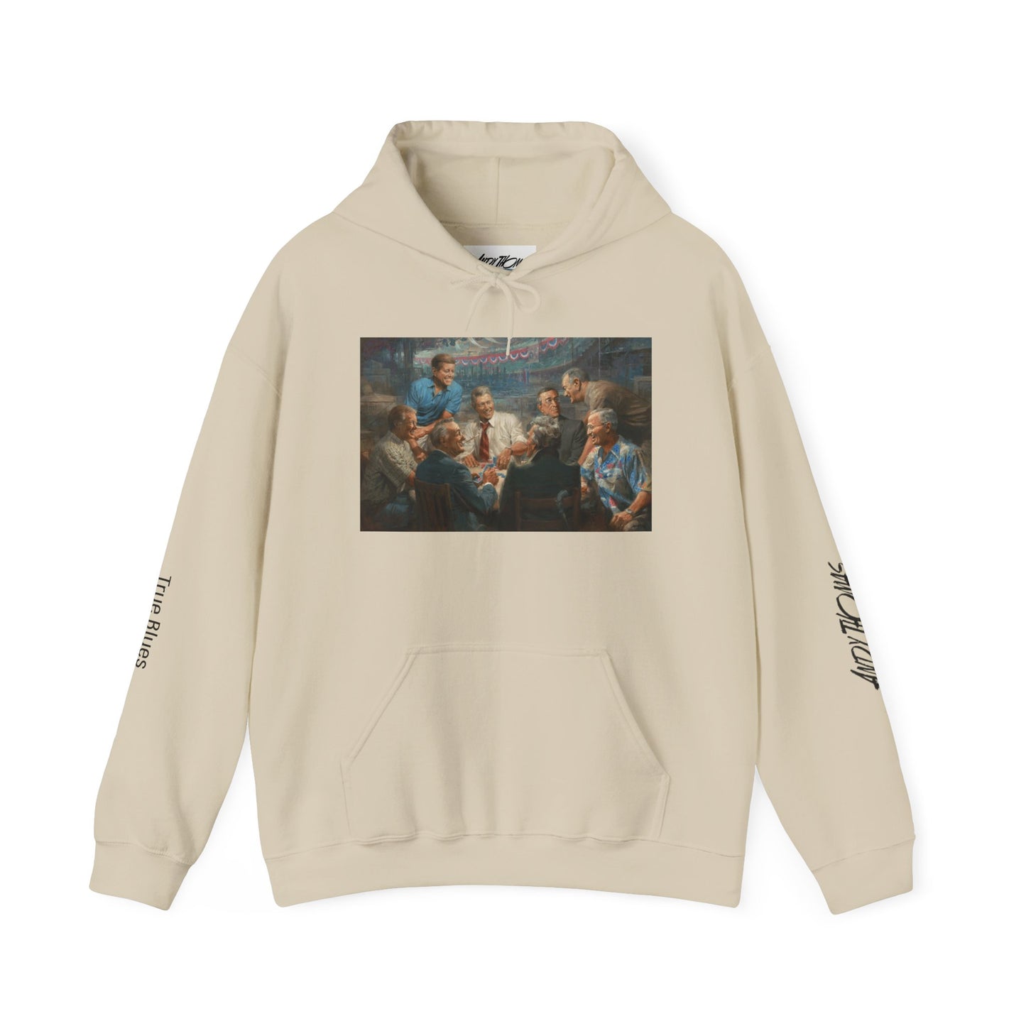 True Blues — Presidents Playing Poker Portrait Pullover