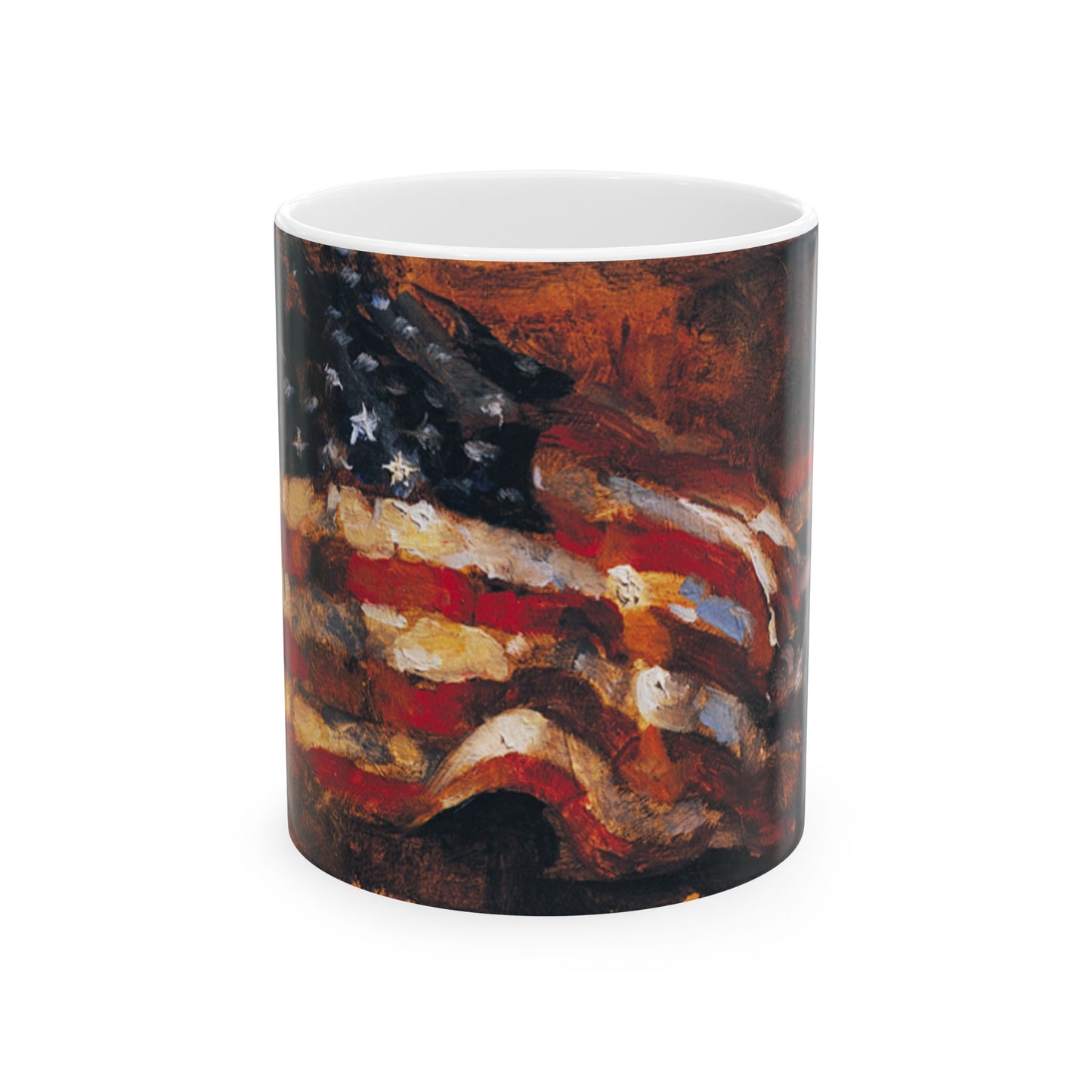 Old Glory - Ceramic Mug with Scenic Design, Cozy Gift for Nature Lovers, Coffee Cup for Home or Office, Ideal for Birthdays or Holidays, [...]