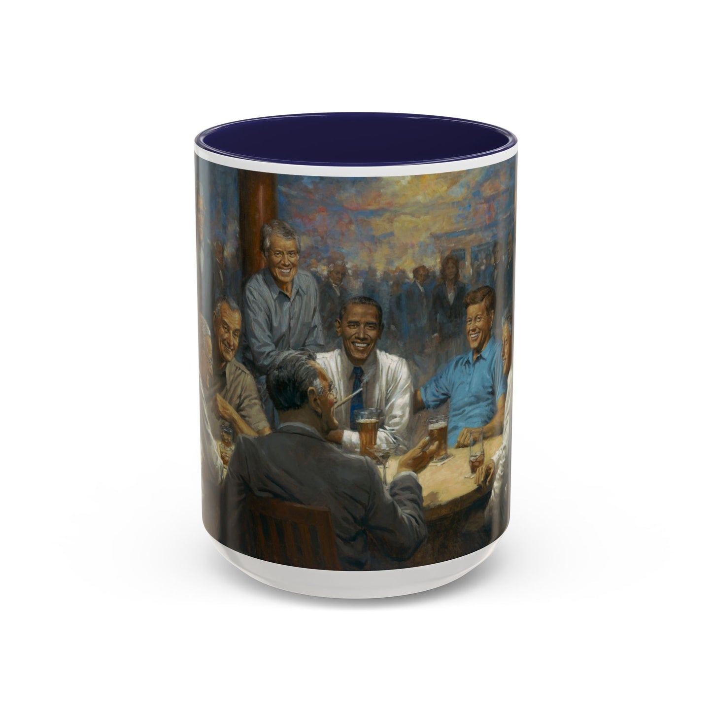 The Democrat Club Coffee Mug - 11oz & 15oz - Past Democrat Presidents Social Club with Obama