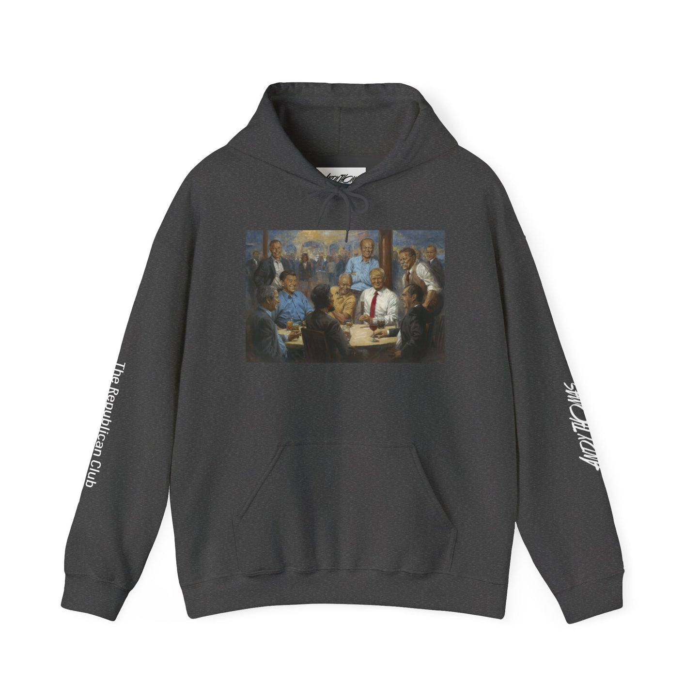 The Republican Club Hoodie — Vintage Presidential Group Portrait Pullover