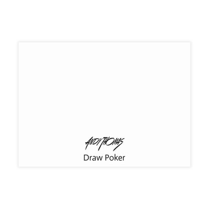 Note Cards: Draw Poker - Envelopes Included