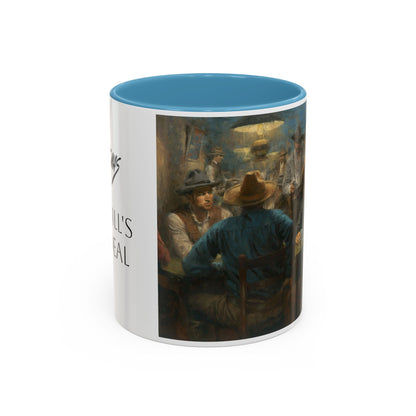 Wild Bill's Last Deal | Vintage Poker Western Art Coffee Mug - 11 & 15 oz - Andy Thomas Designs