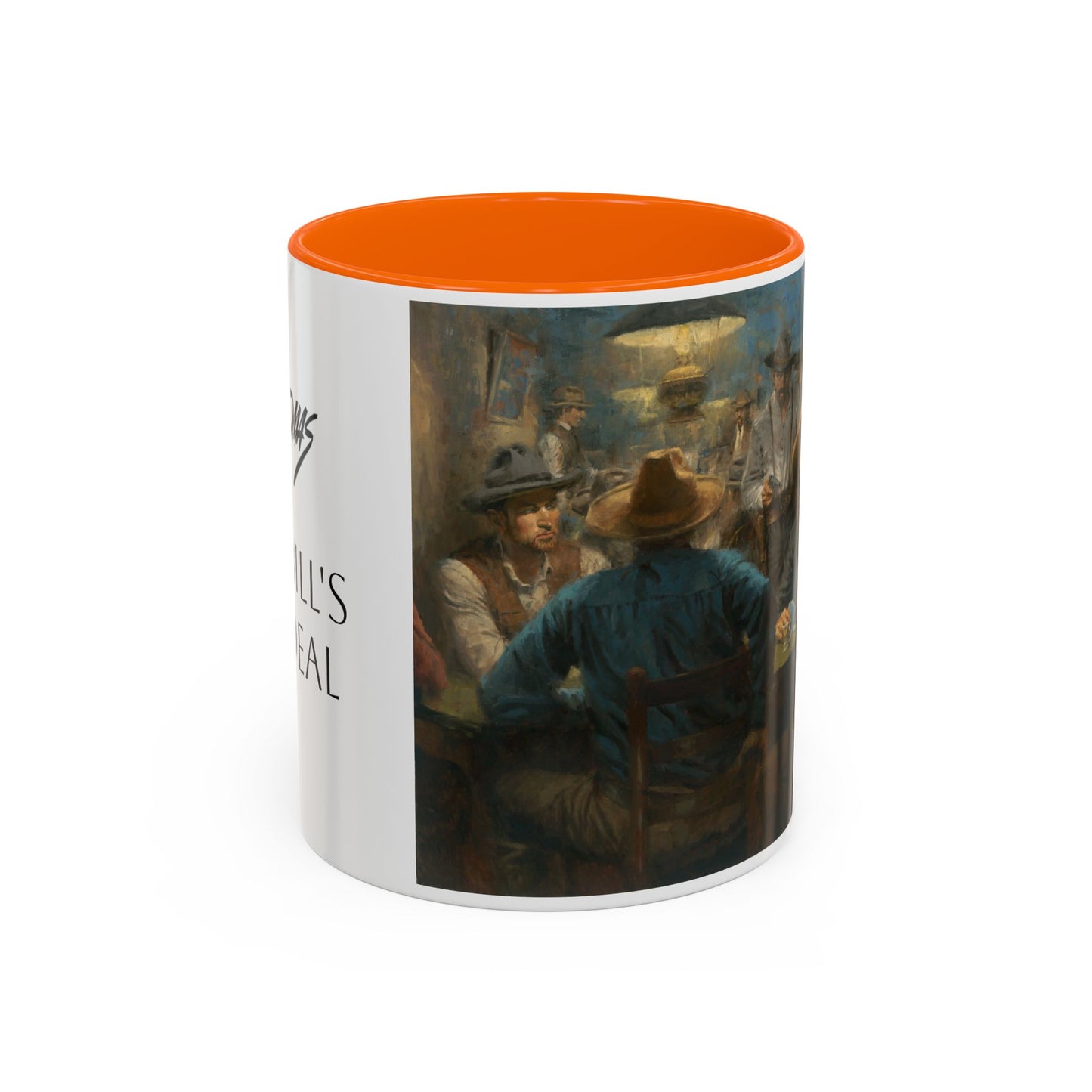 Wild Bill's Last Deal | Vintage Poker Western Art Coffee Mug - 11 & 15 oz