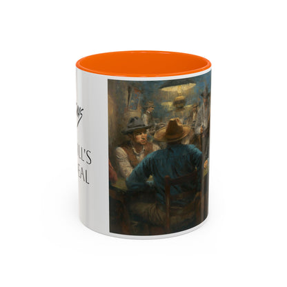 Wild Bill's Last Deal | Vintage Poker Western Art Coffee Mug - 11 & 15 oz - Andy Thomas Designs