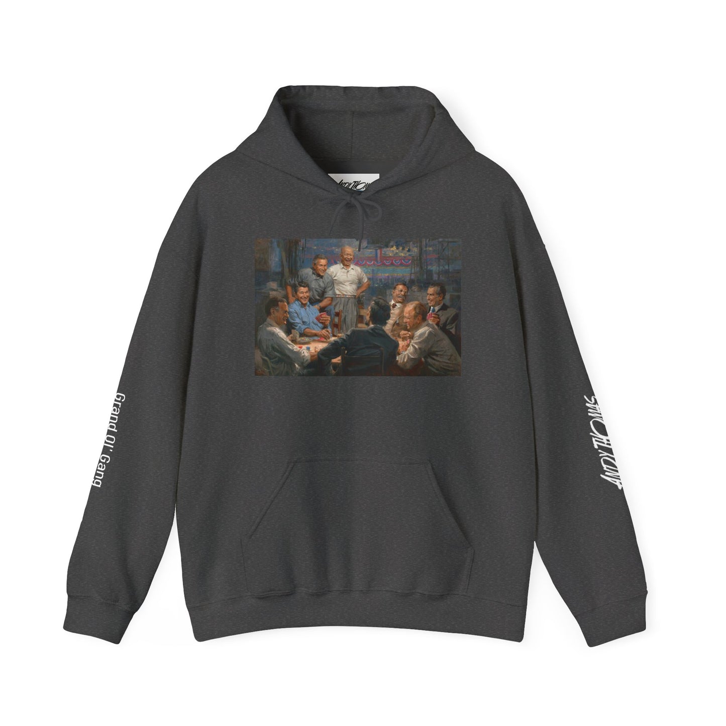 Grand Ol' Gang — Presidents Playing Poker Portrait Pullover