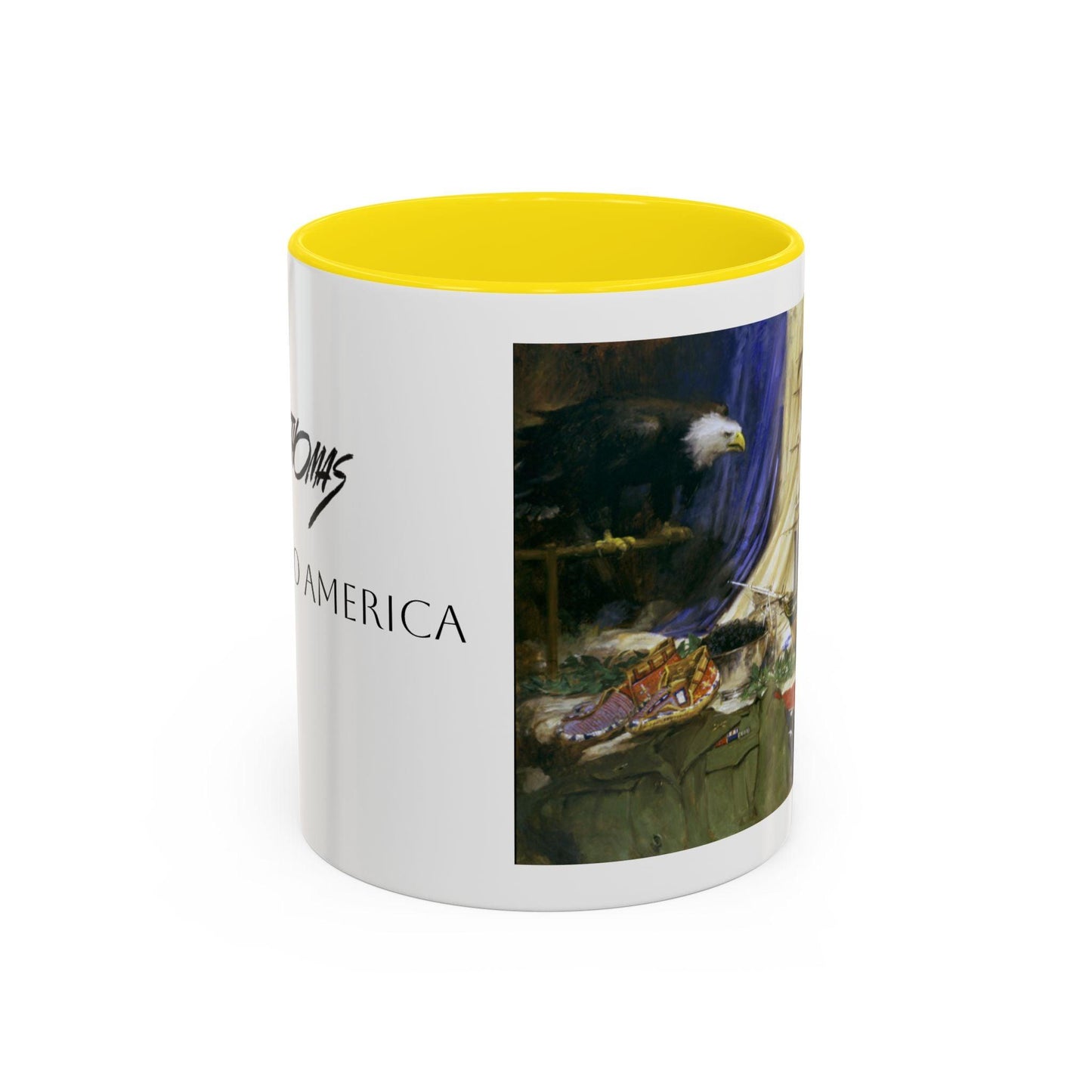 Tribute to America Coffee Mug - 11oz & 15oz - Veterans & Service members | Patriotic Artwork - Andy Thomas Designs