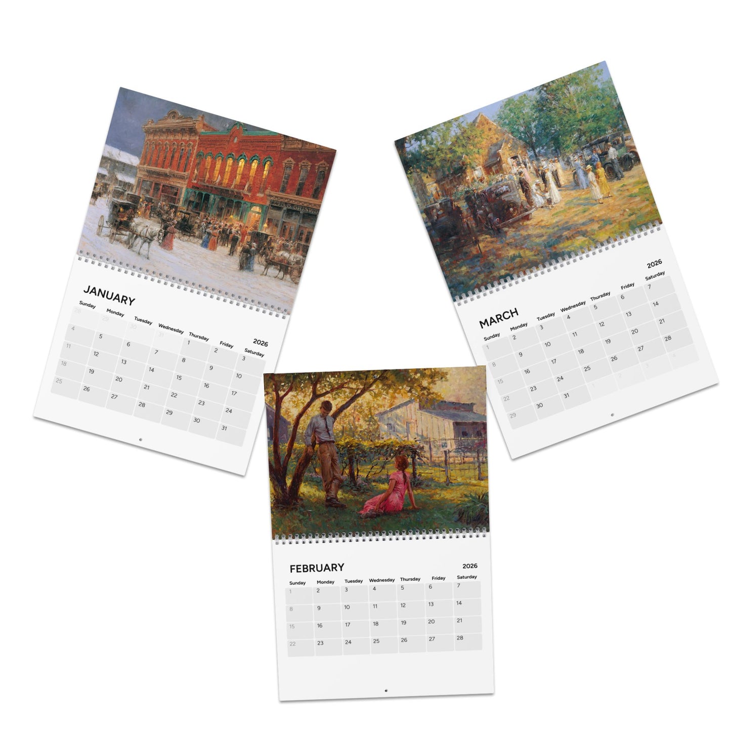 2026 Fine Art Wall Calendar - featuring never before released images - Monthly Planner with Elegant Artwork