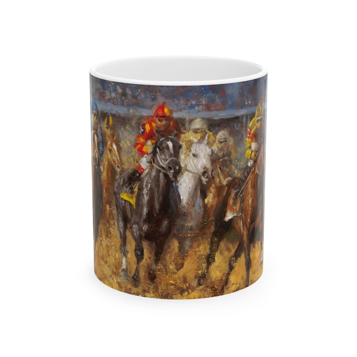 Race Day | Ceramic Mug — Coffee Cup (11oz/15oz)