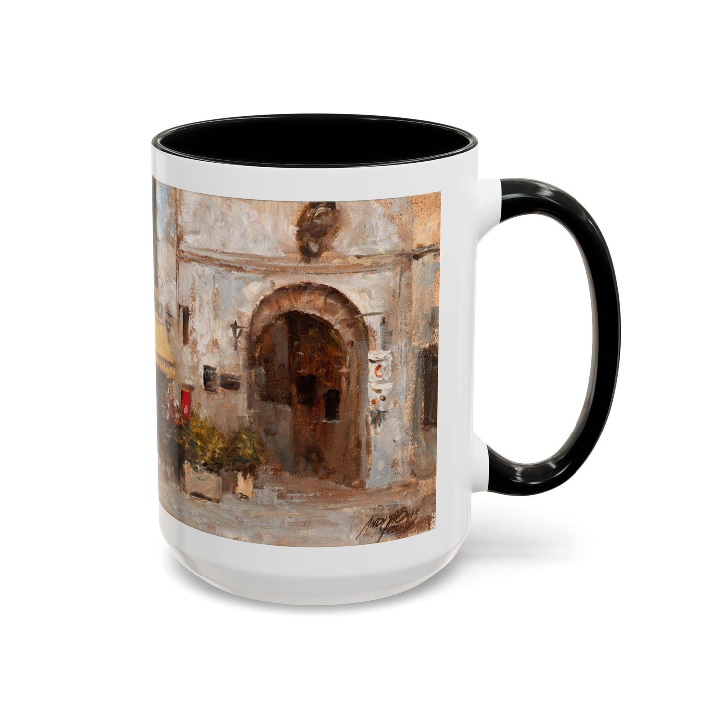 Scansano Tabacchi - Elegant Event Themed Coffee Mug - 11oz & 15oz - Italian Landscapes - Andy Thomas Designs