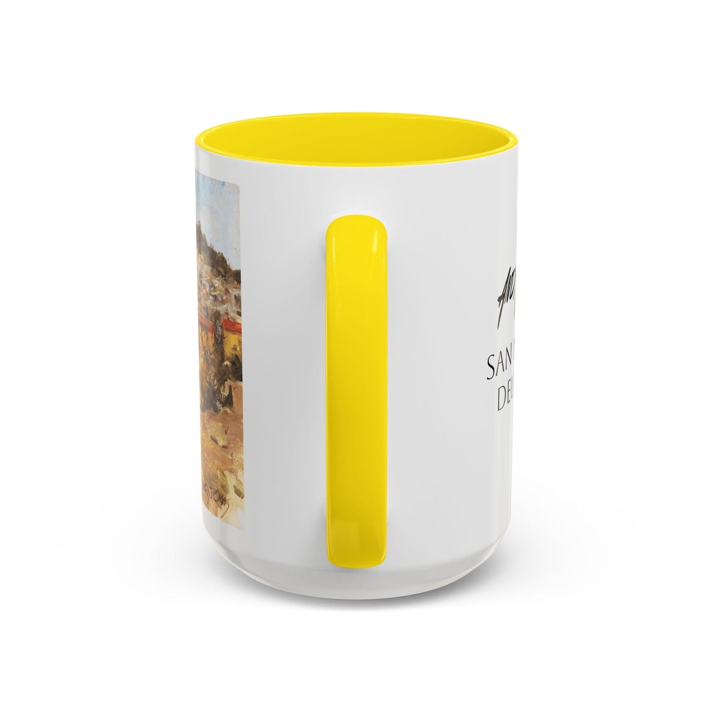 San Nicola dell'Alto - Elegant Accented Coffee Mug - 11oz & 15oz - Italian Landscapes - Andy Thomas Designs