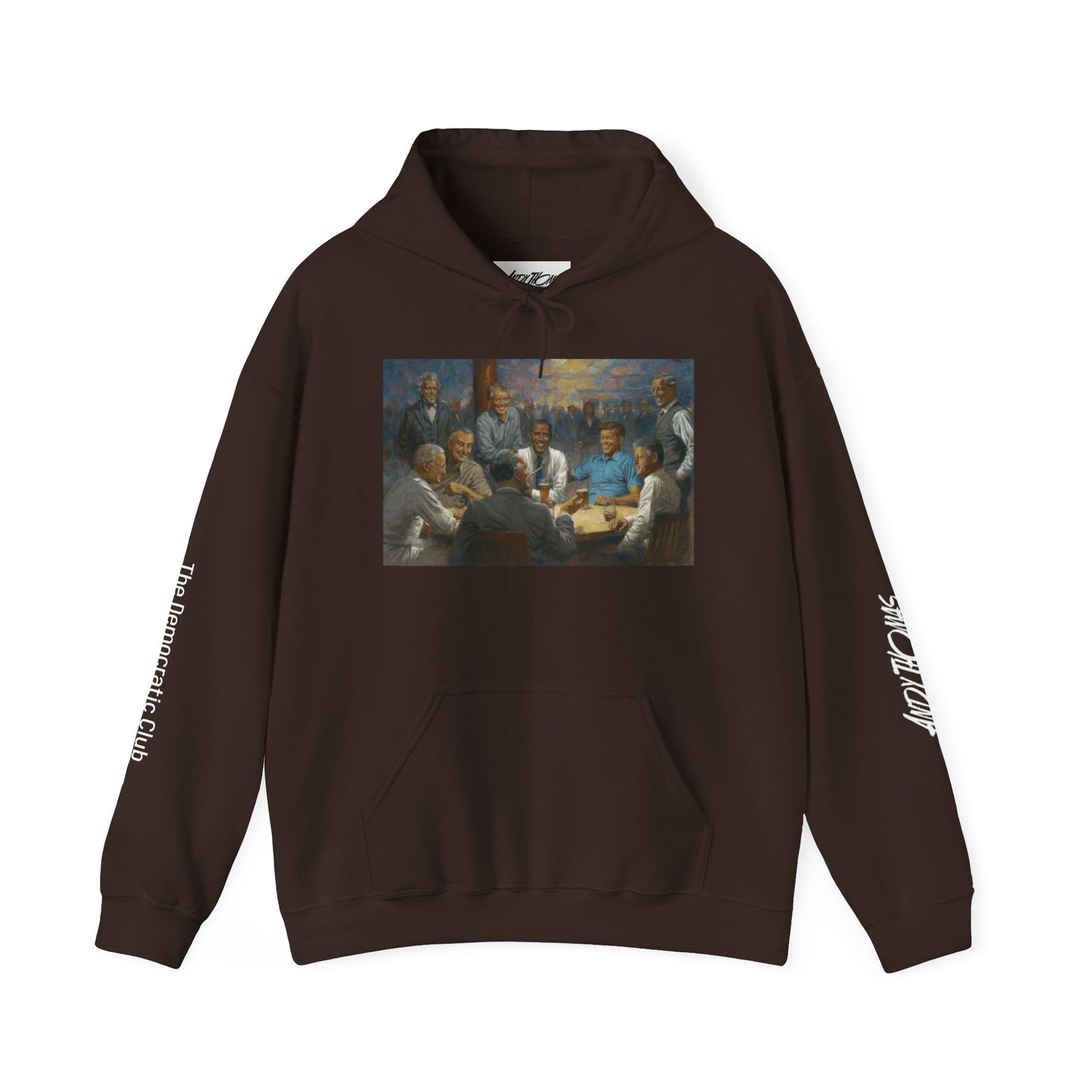 The Democratic Club Hoodie — Presidential Group Portrait Pullover