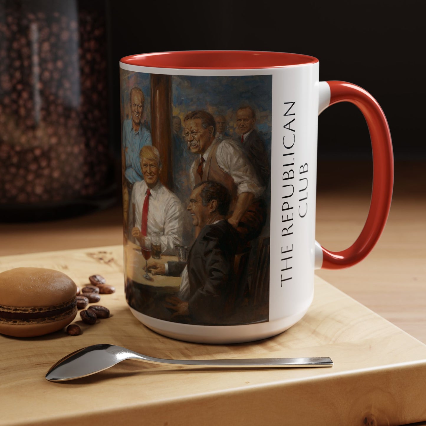 The Republican Club Coffee Mug -  Elegant Accent Coffee Mug 11oz & 15oz - Presidential Gathering Design feat. Trump