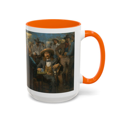 Wild Bill's Last Deal | Vintage Poker Western Art Coffee Mug - 11 & 15 oz - Andy Thomas Designs