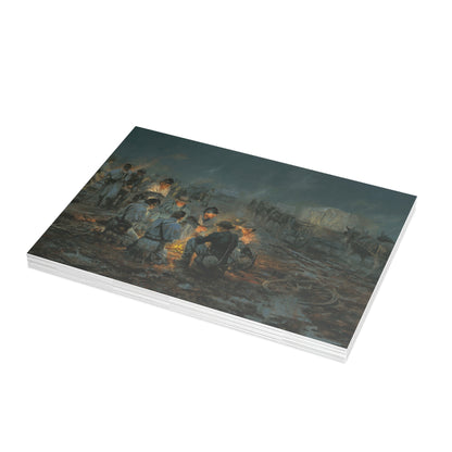 Note Cards: Their Longest, Coldest New Year's Eve - Envelopes Included