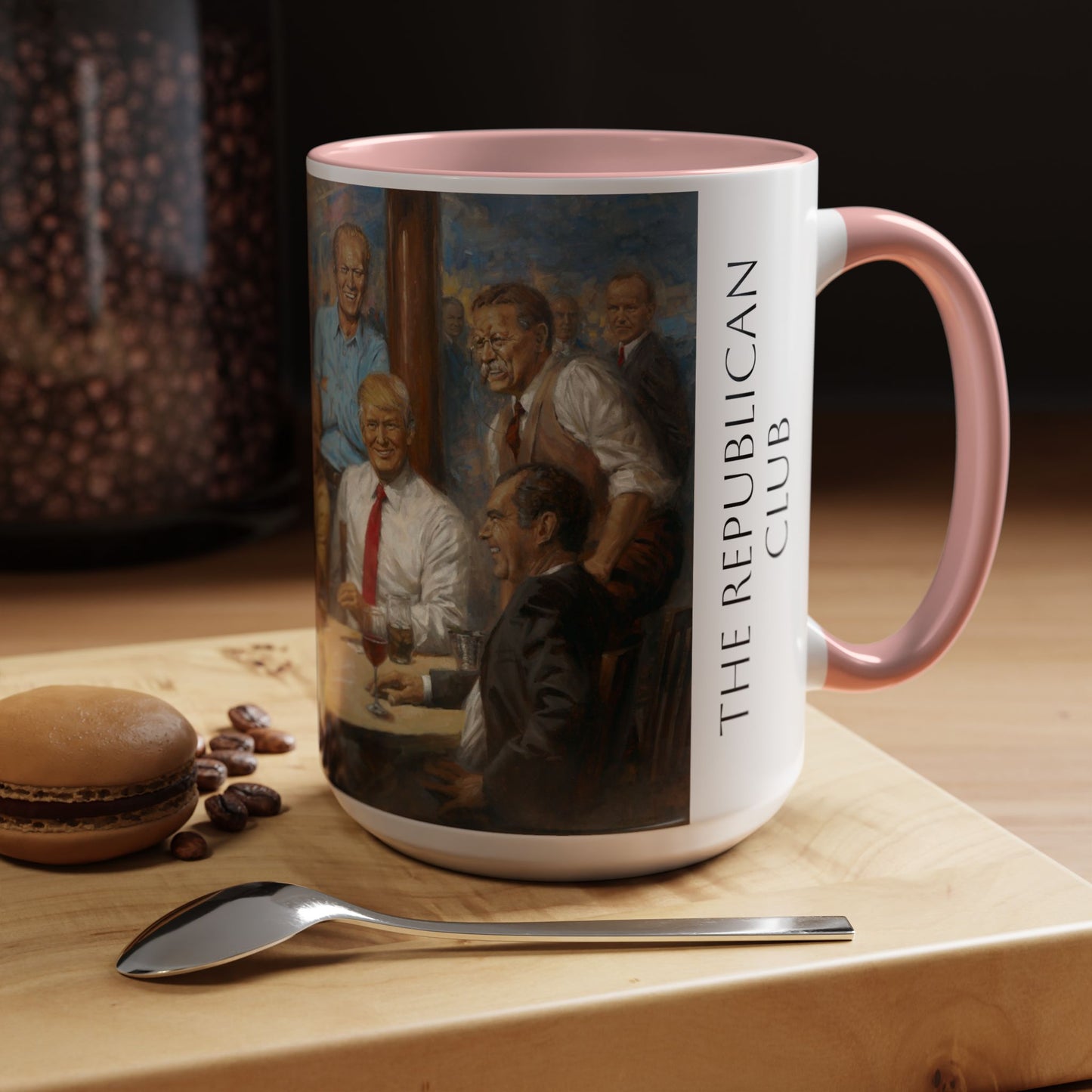 The Republican Club Coffee Mug -  Elegant Accent Coffee Mug 11oz & 15oz - Presidential Gathering Design feat. Trump